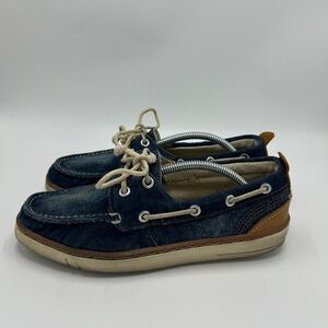 Timberland Women's Denim Canvas boat shoes Size 7